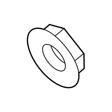 Honda 90222-SB4-000 Nut-Washer (6MM)