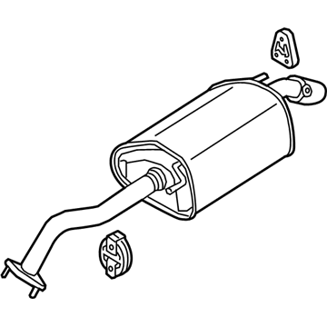 Kia 28710A7400 Rear Muffler Assembly