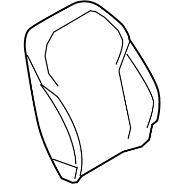 BMW 52-10-5-A0D-E47 COVER, SPORT BACKREST IMIT.