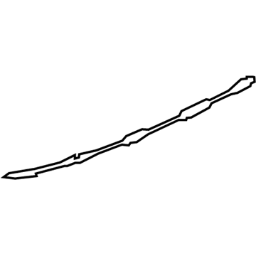 BMW 51-12-7-358-075 Retaining Strip For Trim Str, Rear Left