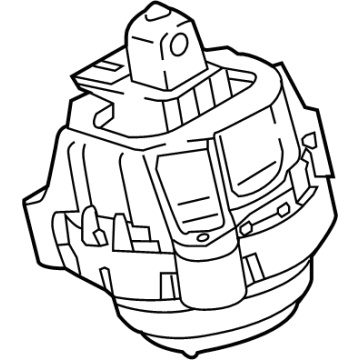BMW 22-11-8-097-149 ENGINE MOUNT, LEFT