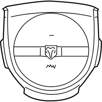 Mopar 1AF32XDVAB Cover-Air Bag Module