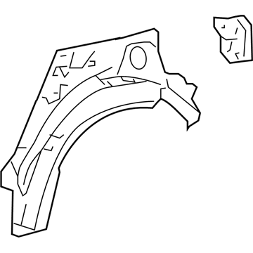 Toyota 61631-52908 Outer Wheelhouse
