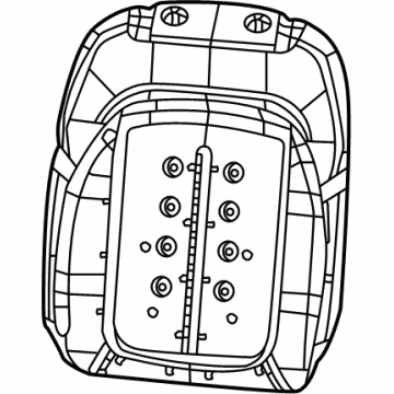 Mopar 68376109AB PAD-SEAT BACK