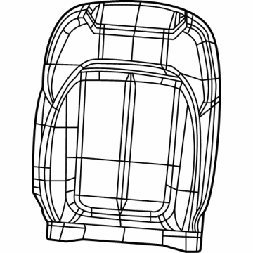Mopar 7GK34TX7AB COVER-FRONT SEAT BACK