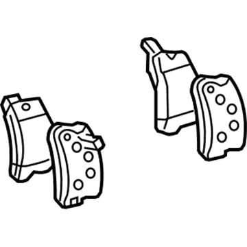 Toyota 04466-06030 Rear Pads