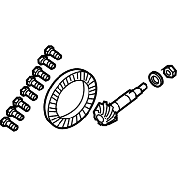 Mopar 68040031AA Gear Kit-Ring And PINION