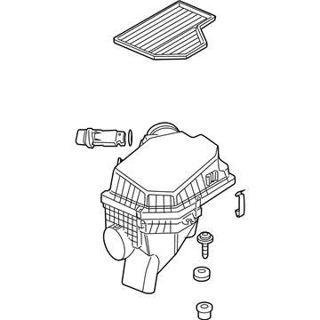 BMW 13-71-7-853-883 Intake Silencer Right