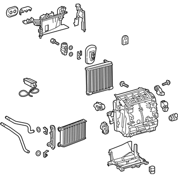 Toyota 87050-12C00 AC & Heater Assembly