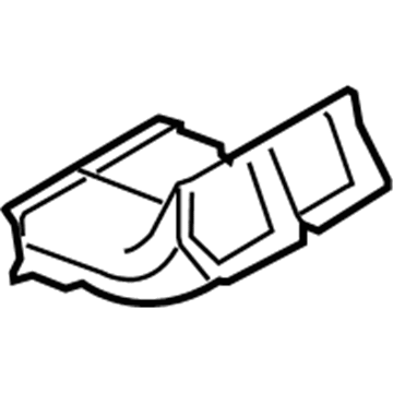 BMW 64-22-9-112-783 Air Duct Rear Compartment