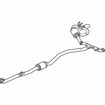 Acura 18307-T22-A01 MUFFLER, R. EX