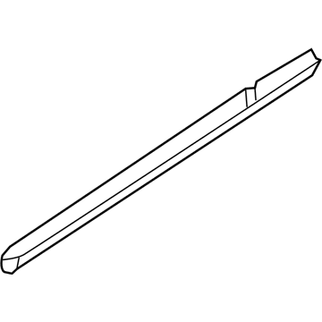 Nissan 82835-9N00A Weatherstrip-Rear Door Inside, LH