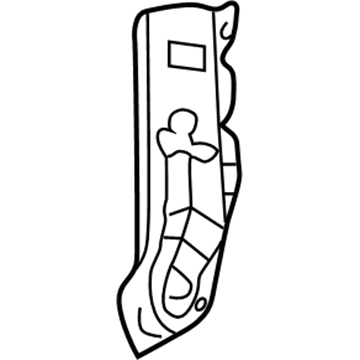 Mopar 55276186AA Panel-D Pillar