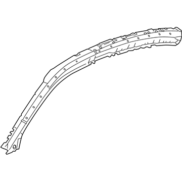 GM 22960168 Weatherstrip Pillar Reinforcement