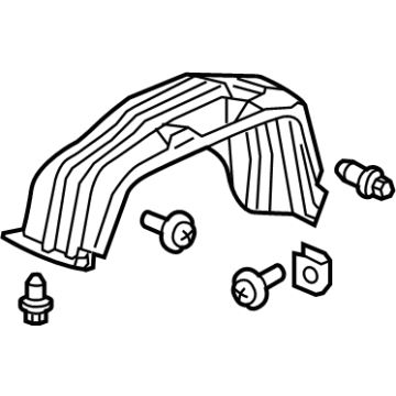 Honda 74551-SJC-A01 Cover, R. RR. Fender