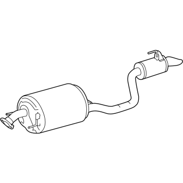 Lexus 17430-25290 PIPE ASSY, EXHAUST T