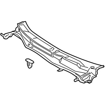 Lexus 55708-53061 LOUVER Sub-Assembly, COWL