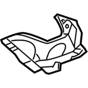 Lexus 55716-53040 Brace, Cowl Top To Apron, LH