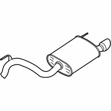 Ford PR3Z-5230-AK MUFFLER ASY