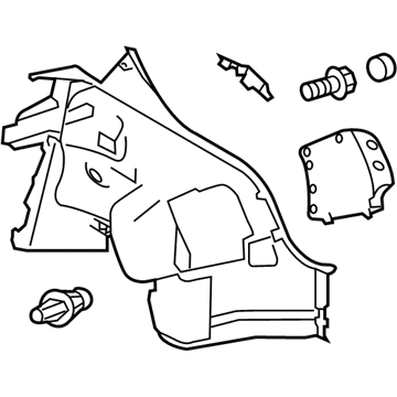 Toyota 64740-21090-B0 Side Trim Panel