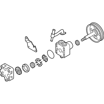 Infiniti 49110-CG000 Power Steering Pump Assembly