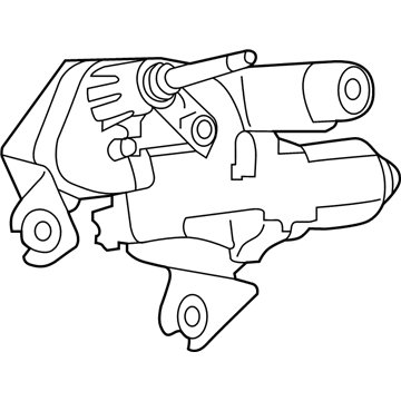 Nissan 28710-3NF0A Motor Assy-Rear Window Wiper