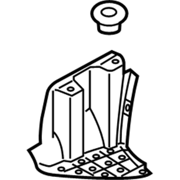 Kia 86692D9000 Cover-Rear Bumper Under, R