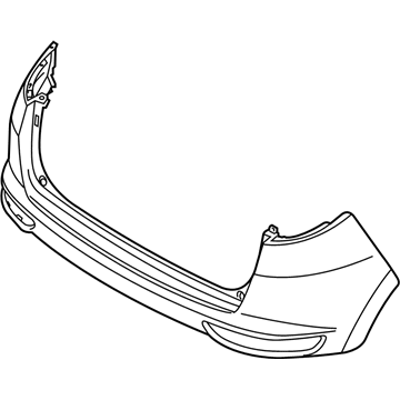 Kia 86611D9000 Rear Bumper Upper Cover