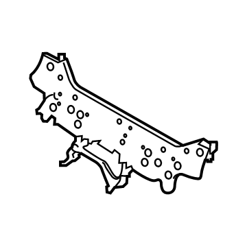 Infiniti 75650-4GA1A Member-Cross, Rear 2ND