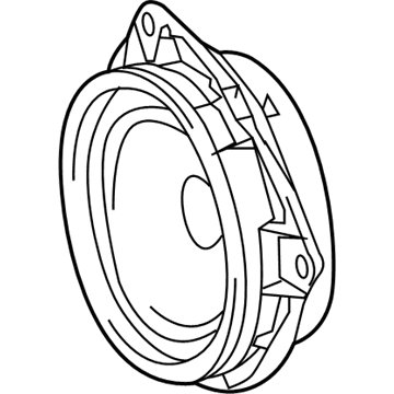 Toyota 86160-0C250 Rear Door Speaker