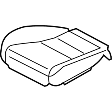 Acura 81131-SJA-A04ZF Cover, Right Front Seat Cushion Trim (Type A) (Leather)