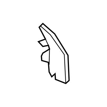 GM 85637883 BAFFLE ASM-F/CMPT S/RL W/H PNL