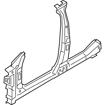 BMW 41-21-9-850-811 Side Frame, Center Left