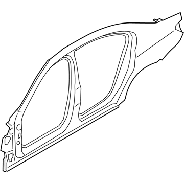 BMW 41-00-7-413-123 Body-Side Frame Left