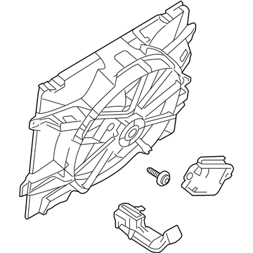 Ford 8W1Z-8C607-C Fan Module