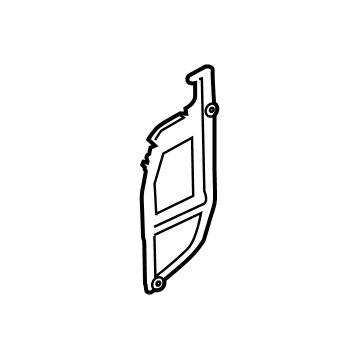 BMW 41-00-7-293-819 Shaped Part, A-Pillar, Outer Left
