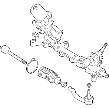 Nissan 49001-6CA4A GEAR & LINKAGE ASSY-POWER STEERING