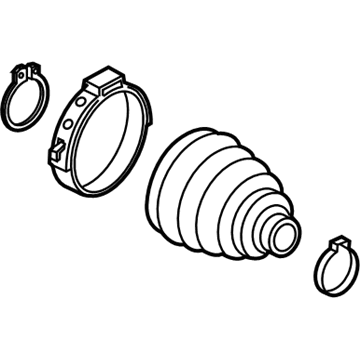 Mopar 68267183AA Boot Kit-Half Shaft