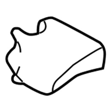 Lexus 53795-48030 Cover, Engine Room, Side