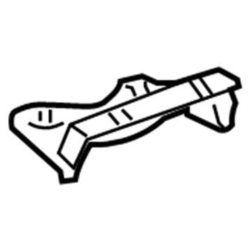 Lexus 53717-0E010 Gusset, Fender Apron, RH