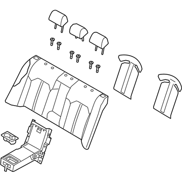 Hyundai 89300-E6420-S3G Back Assembly-Rear Seat