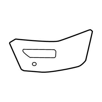 Nissan 62024-9FW0H Bumper Front RH