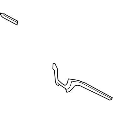 Hyundai 84770-2B000-1C Garnish Assembly-Crash Pad Lower, RH