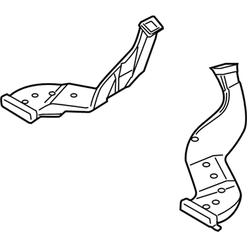 Hyundai 97360-3M000 Duct-Rear Heating, LH