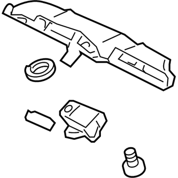 Honda 77541-SHJ-A00 Striker, Glove Box