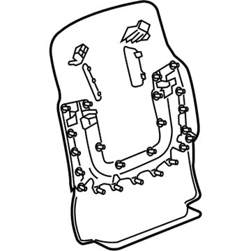 GM 23365180 Seat Back Panel