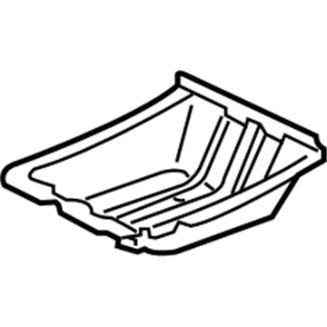 Lexus 58309-48020 Plate Sub-Assy, Rear Floor