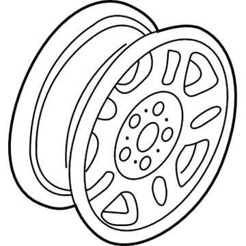 BMW 36-11-1-182-760 Light Alloy Rim