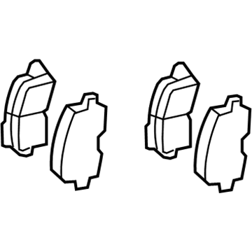 Lexus 04465-48150 Front Disc Brake Pad Kit