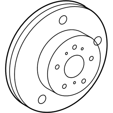 Lexus 43512-48110 Disc, Front